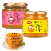 福事多 蜂蜜柚子茶 500g 蜂蜜百香果茶 500g  券后28.8元