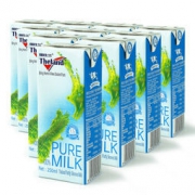 纽仕兰 3.5g蛋白质部分脱脂纯牛奶 250ml*10 礼盒装纯牛奶 *2件 63元