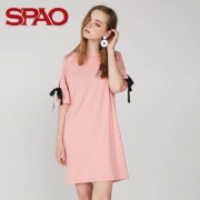 限尺码：SPAO 女士绑带连衣裙