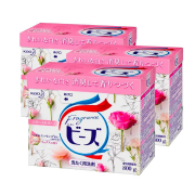 花王玫瑰香洗衣粉800g/盒*3 59元