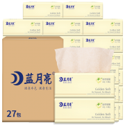 蓝月亮 本色抽纸 3层*90抽*27包（128mm*178mm） 24.9元包邮（需用券）