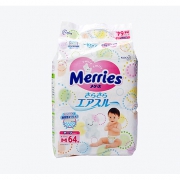 Merries 妙而舒 婴儿纸尿裤 M64片 4包装 240.21元包邮（60.05元/包）