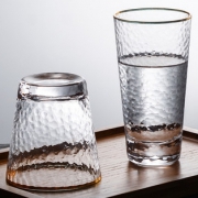 曼薇 锤纹玻璃水杯 300ml 4.95元包邮（需用券）