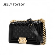 香港潮牌 jellytoyboy 女果冻包格纹小方包 169元包邮