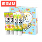 黑人 桃柠喜欢牙膏套装 120g*4支*2件 49.9元包邮