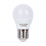 乐愿 LED灯泡 3W E27螺口 球泡款 暖白/白可选 1.9元包邮（需用券）