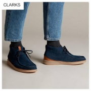 限43码，19新款 Clarks 其乐 Oakland Mid 男士牛皮系带休闲短靴 Prime会员免费直邮含税