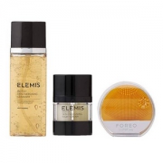 ELEMIS 艾丽美 BIOTEC Foreo 护肤套装 （皮肤活力洁面乳 200ml+日霜 8ml+晚霜 8ml+FOREO LUNA Play声波洁面仪 1个）