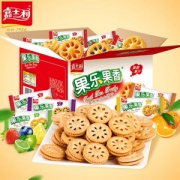 嘉士利 果乐果香夹心饼干 独立包装 综合家庭大礼包 1500克