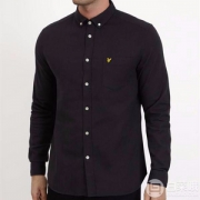 限XS码，Lyle & Scott 苏格兰金鹰 LW1005V 男士纯棉水洗牛津衬衫 Prime会员凑单免费直邮含税