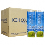 KOH COCONUT 酷椰屿 100%纯椰子水 1L*12瓶 129元包邮（双重优惠）