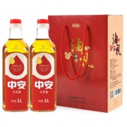 中安 大豆油 非转基因食用油 1L*2瓶 *2件