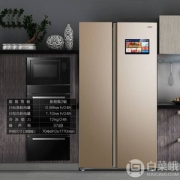 限地区，美菱 BCD-570WPUCP 570升 变频无霜对开门冰箱