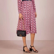 MICHAEL Michael Kors Sloan 女士小羊皮菱格纹链条小号斜挎包