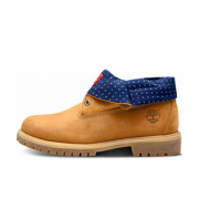 Timberland 迷彩防滑翻靴 A11FV 棕黄/蓝 到手价778
