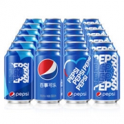 Pepsi 百事可乐 碳酸饮料 可乐型汽水 330ml*24听 45.9元