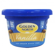 限地区：GoldenNorth金诺斯香草口味冰淇淋125ml