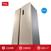 27日0点 历史低价： TCL BCD-520WEPZA50 对开门冰箱 520L