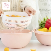 凡益 塑料双层洗菜篮沥水篮  券后6.9元