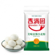 香满园 美味富强小麦粉 5kg *9件 140元包邮（合15.56元/件）