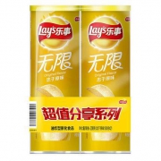 22点开始：Lay's 乐事 休闲零食 无限组合 薯片 原味 104克*2罐
