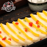 荆州烹饪大赛银奖，老家大厨 荆州特产鱼糕 418g*2件 赠泡椒鱼皮1袋
