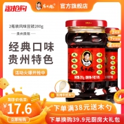 老干妈 风味豆豉油制辣椒 280g*2瓶 17.6元