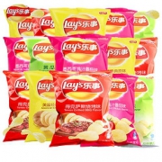 Lay's 乐事 薯片网红零食小吃大礼 15g*8包 *3件 15.85元包邮（双重优惠）