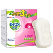 Dettol 滴露 抑菌香皂 115g*3块 4味可选 10.9元包邮（需用券，瓜分百万红包）