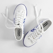 feiyue 飞跃 2082 女士反绒皮拼接帆布鞋 *2件 98.5元包邮（合49.25元/件）