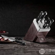 德国产，Zwilling 双立人 Gourmet系列 自研磨厨房刀具7件套36133-000-0 Prime会员免费直邮含税