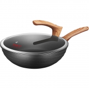 炊大皇 麦饭石不粘炒锅32cm（前2000名送同款煎锅） 109元