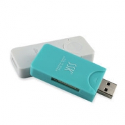 京东PLUS会员：SSK 飚王 闪灵 ALL IN 1多功能读卡器  15.9元