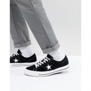 Converse One Star 黑色麂皮