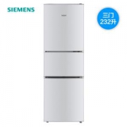 限地区：SIEMENS西门子KG23D116EW三门冰箱232升