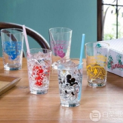 Aderia 石塚硝子 S-6163 迪士尼卡通玻璃杯230ml*5个礼盒装 Prime会员凑单免费直邮含税