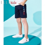 19年夏季新款，ELLE kids 男童短裤针织五分裤 3色