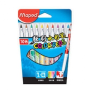 MAPED 马培德 848010CH 软刷水彩笔 10色 9.7元包邮（需用券）
