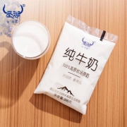 3500米高原牧场，圣湖 高原牧场纯牛奶 200g*12袋