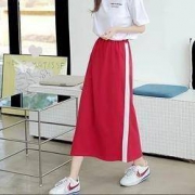 韩都衣舍 EK9104 女士中长款半身裙