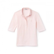 LACOSTE 法国鳄鱼 女士短袖Polo衫 PF7844-00-T03 粉色