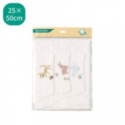 PurCotton 全棉时代 纯棉宝宝纱布隔汗巾 3条装 19元