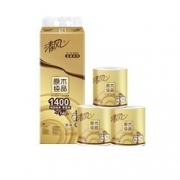 88VIP：清风 原木纯品 金装卷纸 4层140g*10卷 *6件 +凑单品 77.64元包邮（合12.94元/件）
