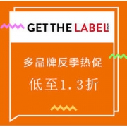促销活动：Get The Label中文官网 多品牌反季热促 低至1.3折