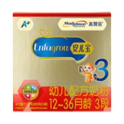 美赞臣 安儿宝A+婴幼儿配方奶粉 3段1200g/盒*3件 454元包邮（满减，合151元/件）