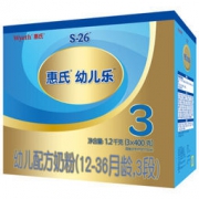 惠氏 S-26金装 3段奶粉 12-36月幼儿配方 1200克 138元（需用券）