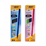 BiC 比克 无木铅笔 HB 12支/盒 2盒装 6.9元包邮（需用券）