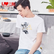 星战春夏联名款，三枪 男士星战印花纯棉T恤 多款