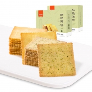16日0点：良品铺子 海苔味咸饼干 300g*2盒 *2件 11.45元（合5.73元/件）