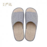 网易严选 情侣棉麻拖鞋